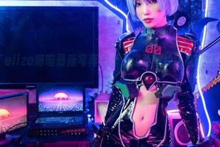 粉色之梦：eliza喵喵最新写真分享，边看图片边享受这个色彩的浪潮